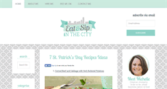 Desktop Screenshot of eatandsipinthecity.com